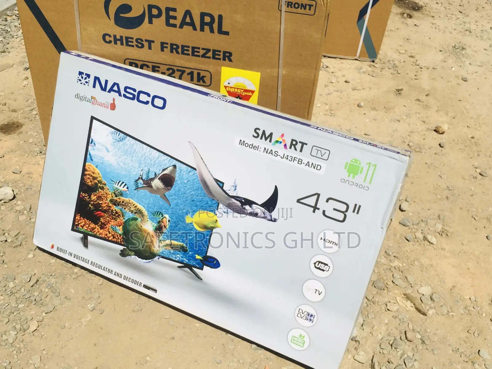 Elegant Design Nasco Glossy LED 43 Inches  Tv