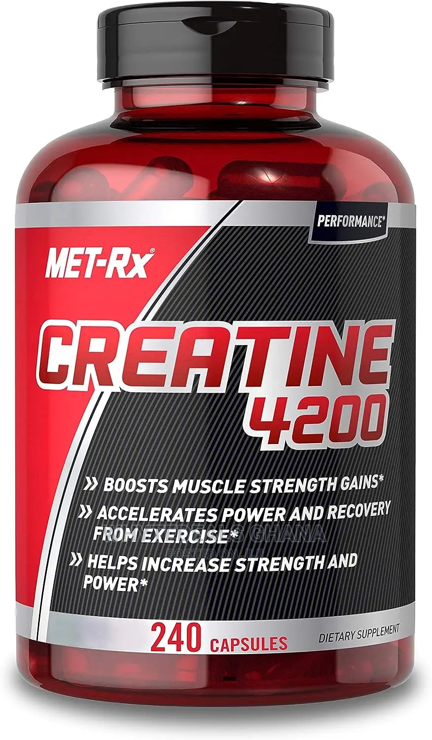 Met-Rx Creatine 4200 Capsules Pre or Post Workout Supplement