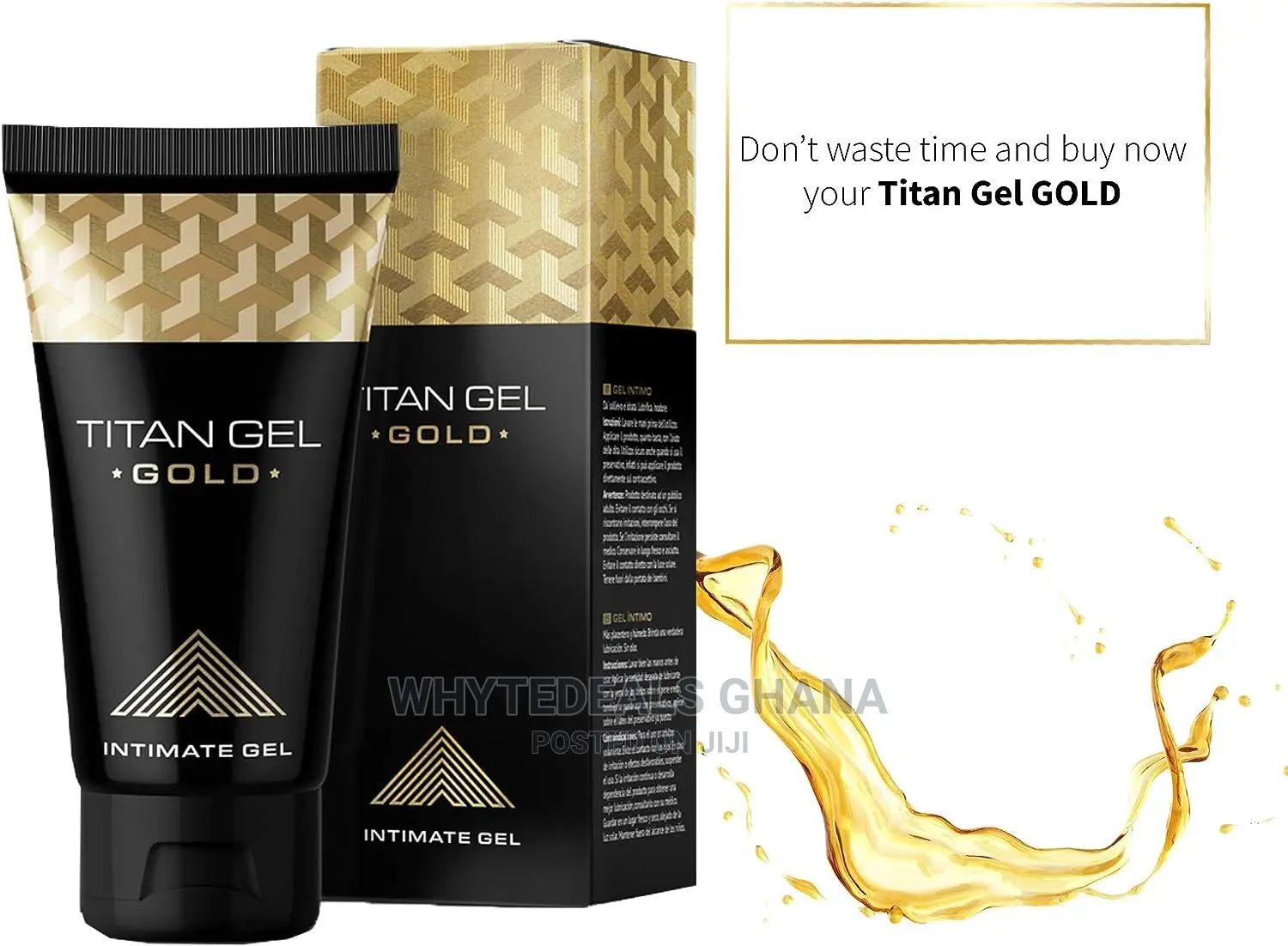 Titan Gel Gold Penis Enlargement Long Lasting Sex Drive