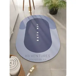 2-in-1 Bathroom Floor Mat Diatomite Absorbent Mat