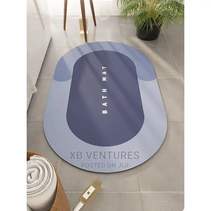 2-in-1 Bathroom Floor Mat Diatomite Absorbent Mat