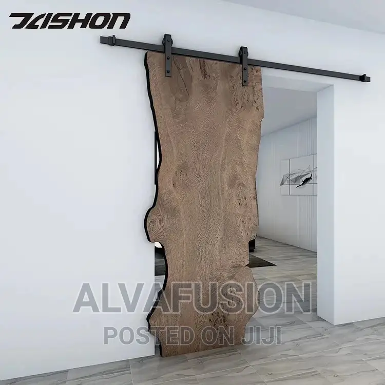 6.6 FT Sliding Barn Door Roller Rail Hardware