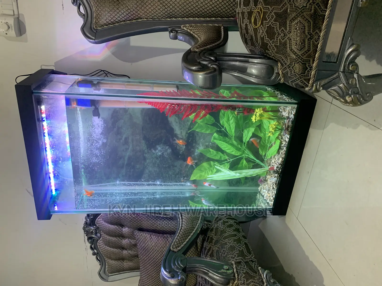 Hitman Aquarium With 15 Fishes