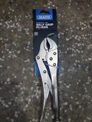 Draper 220 Mm Curved Jaw Self Grip Pliers
