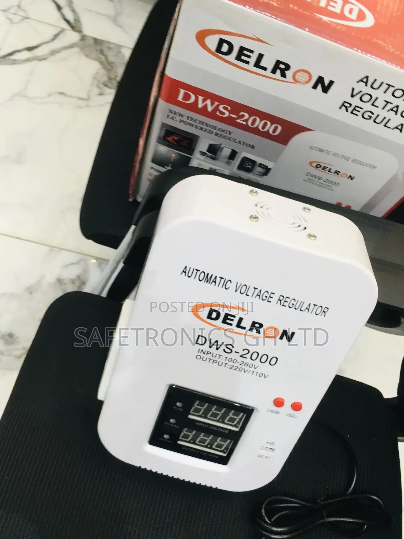 Delron Automatic Wall Voltage Regulator DWS-2000