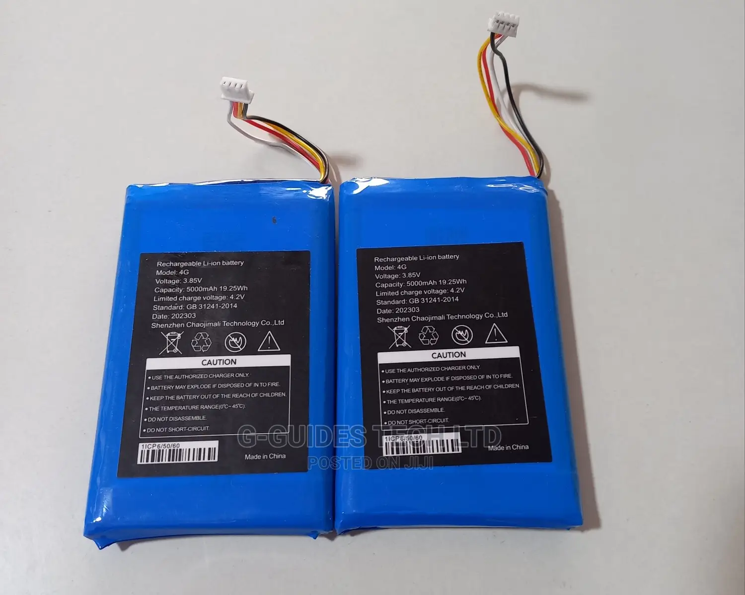 Li-Ion 3.85V 5000mah 4G Rechargeable Battery 4pin