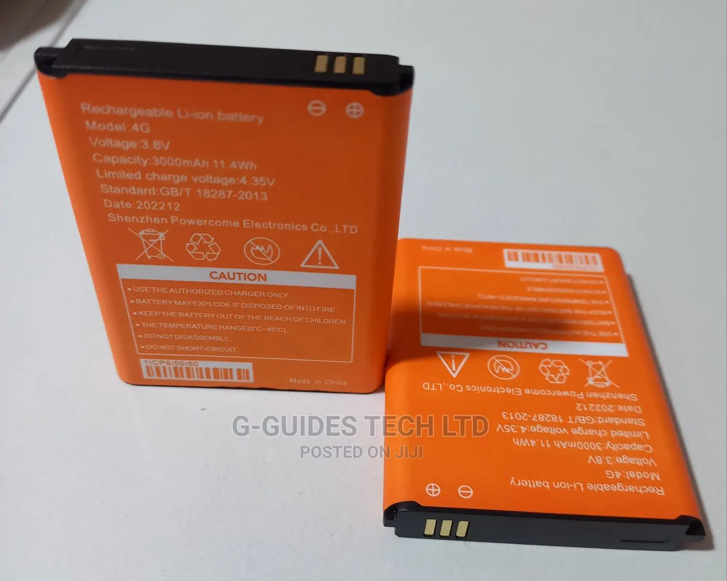 Li-Ion 3.8V 3000mah 4G Mifi Rechargeable Battery