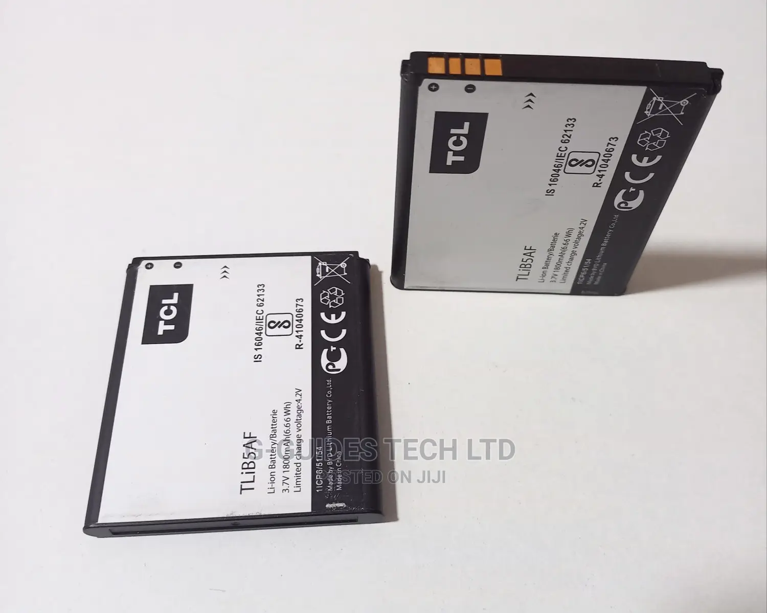 TCL 3.7V 1800mah Rechargeable Battery, Li-Ion TCL Battery