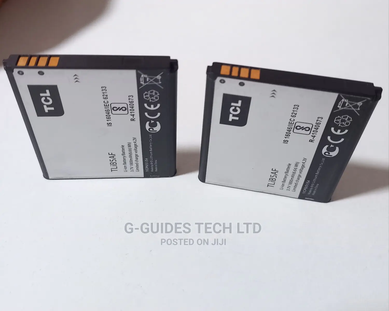 TCL 3.7V 1800mah Rechargeable Battery, Li-Ion TCL Battery