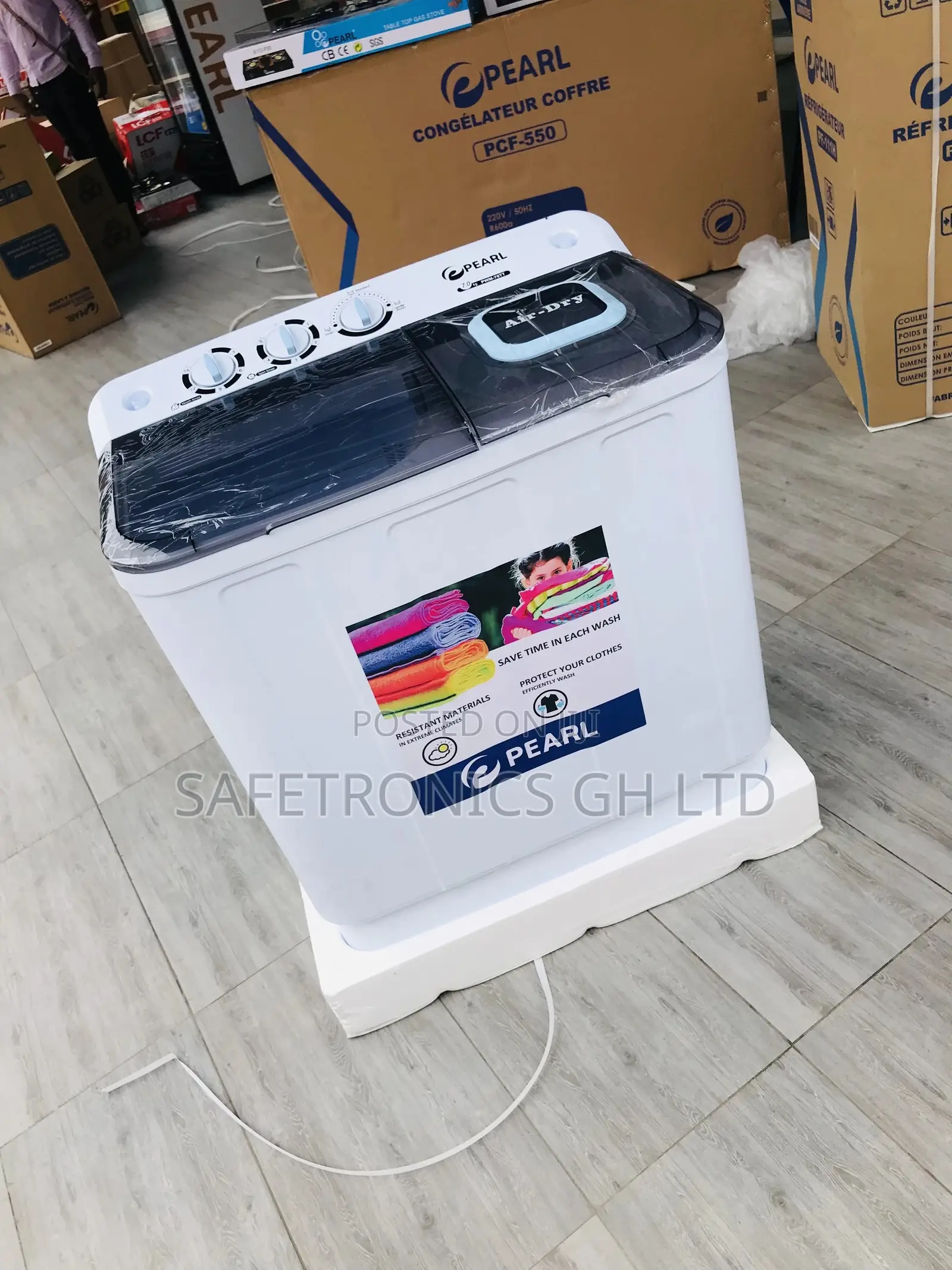 Pearl 7kg Washingmachine Topload Semiautomatic