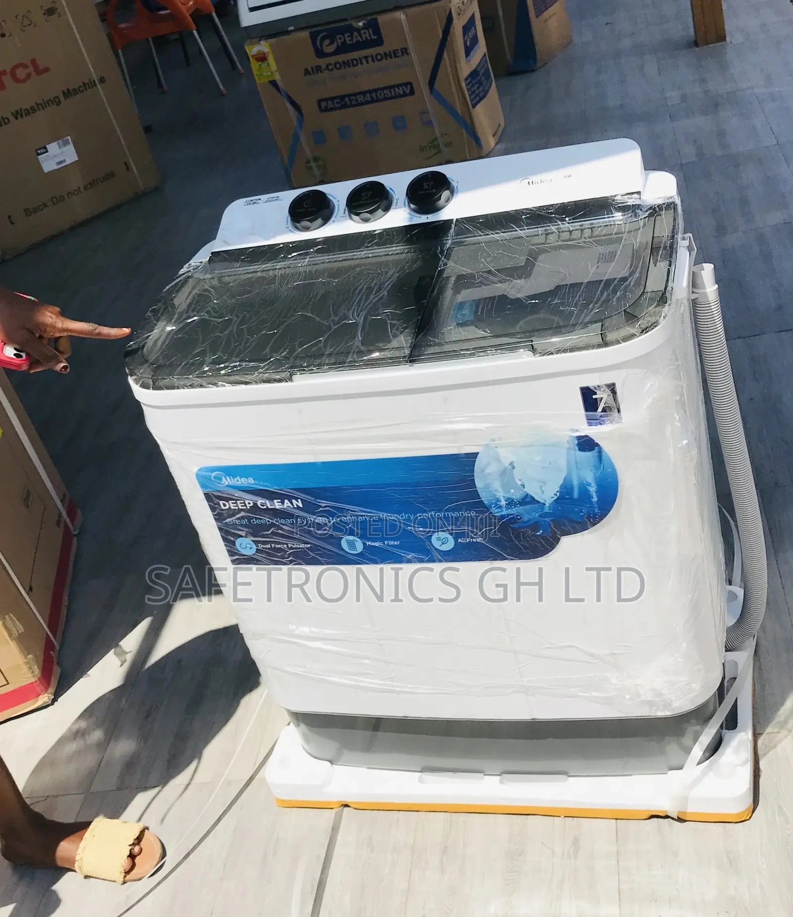Semiautomatic 7kg Washingmachine Topload Midea