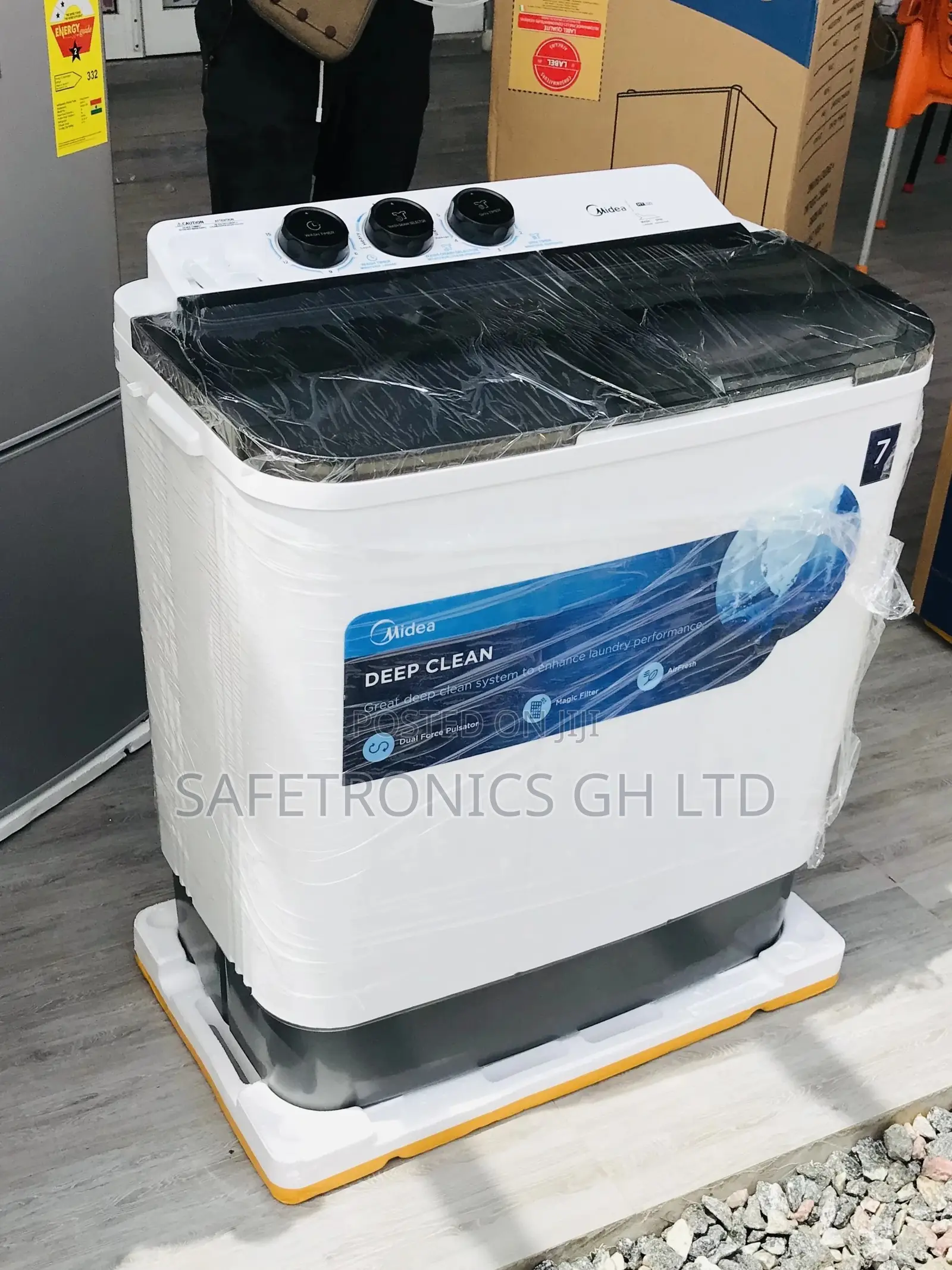 Cute Washingmachine Semiautomatic Midea 7kgtopload