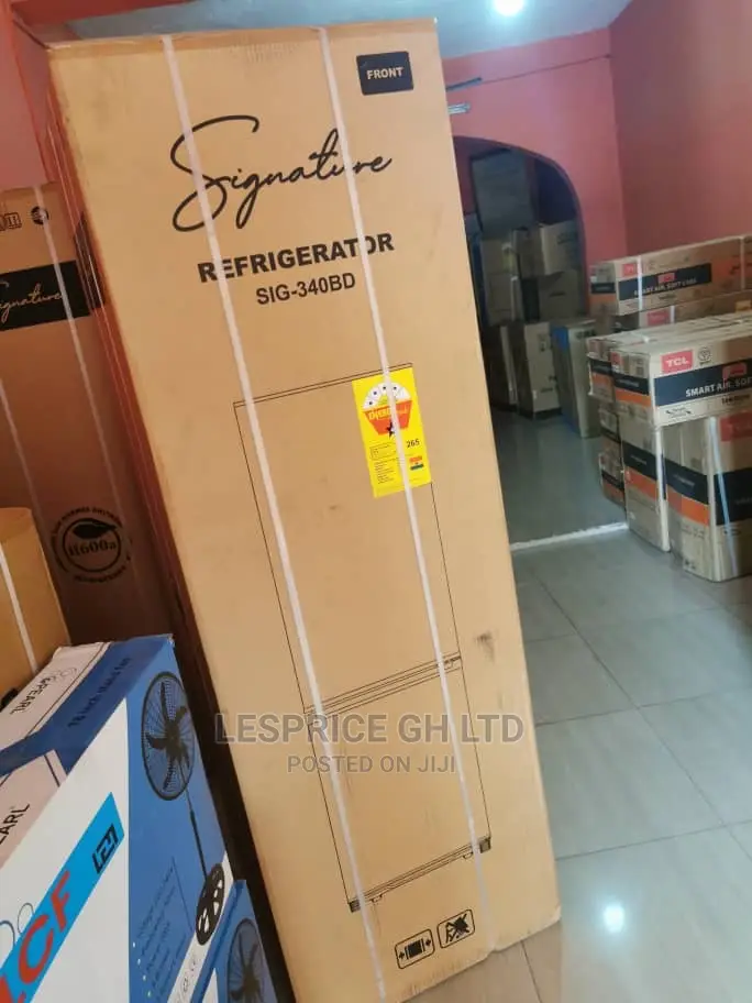 Signature 287L Double Door-Stainless Steel Fridge