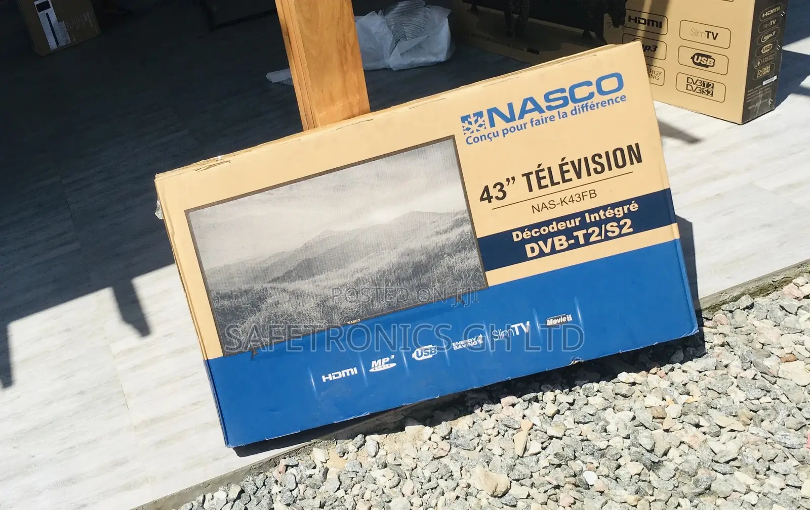 New 43 Inches Glossy LED Nasco Original Tv