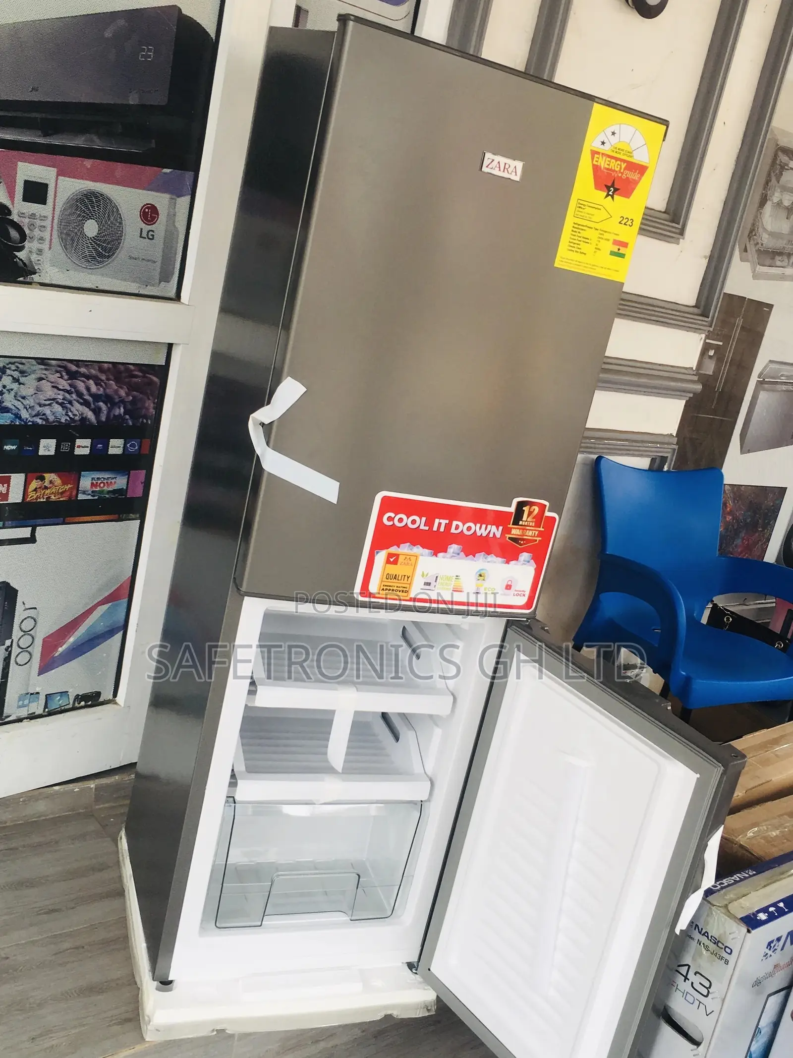 Bottomfreezer Zara240bf Doubledoor Fridge 