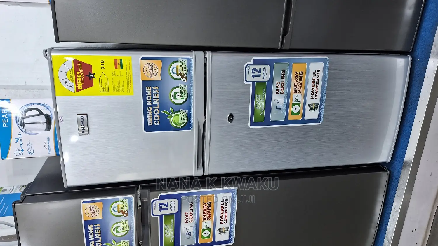 Free Kettle Nasco_nasf2-20 Double Door Fridge