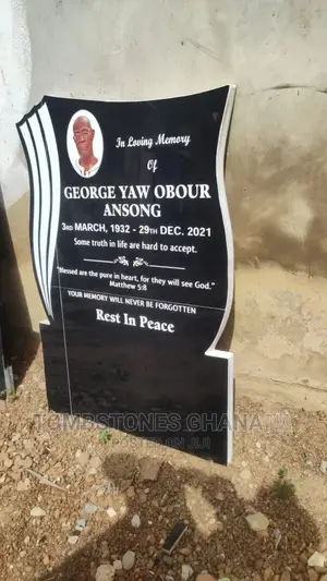 Headstone Made With Porcelain