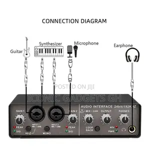 Q-22 Professional Audio Sound Card Interface