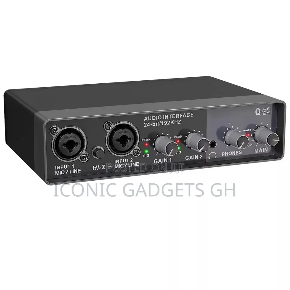Q22 Audio Studio Interface Sound Card