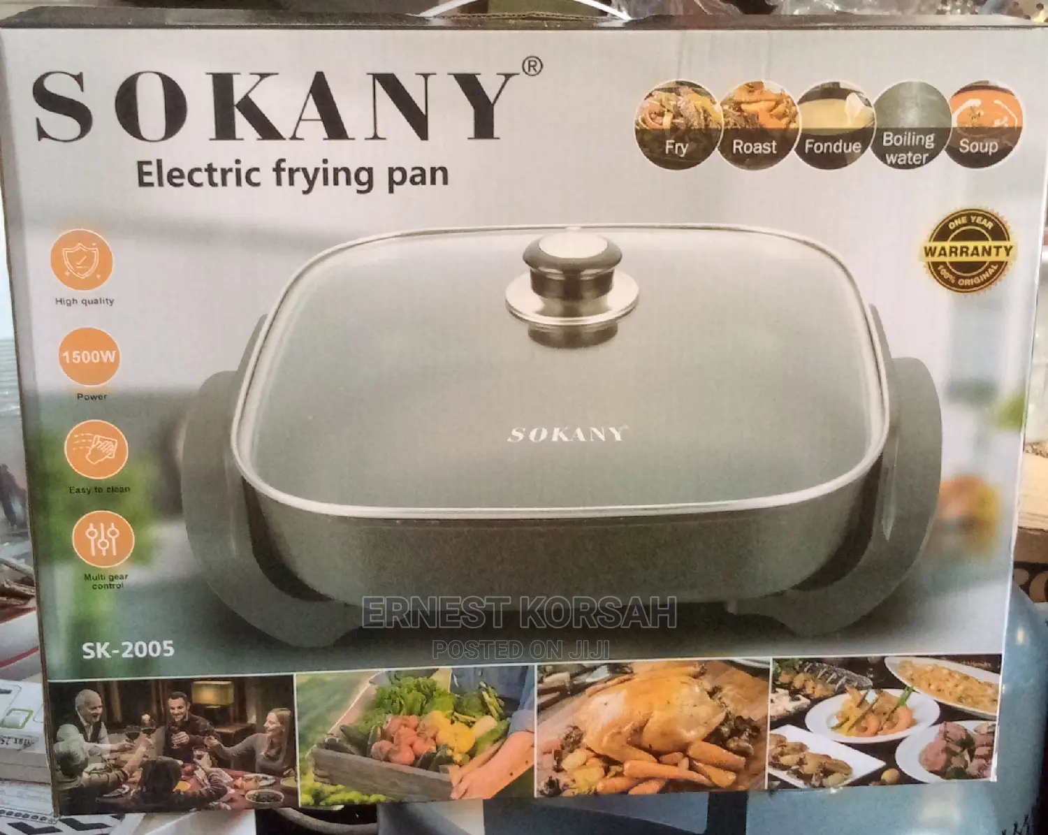 Sokany Electric Frying Pan
