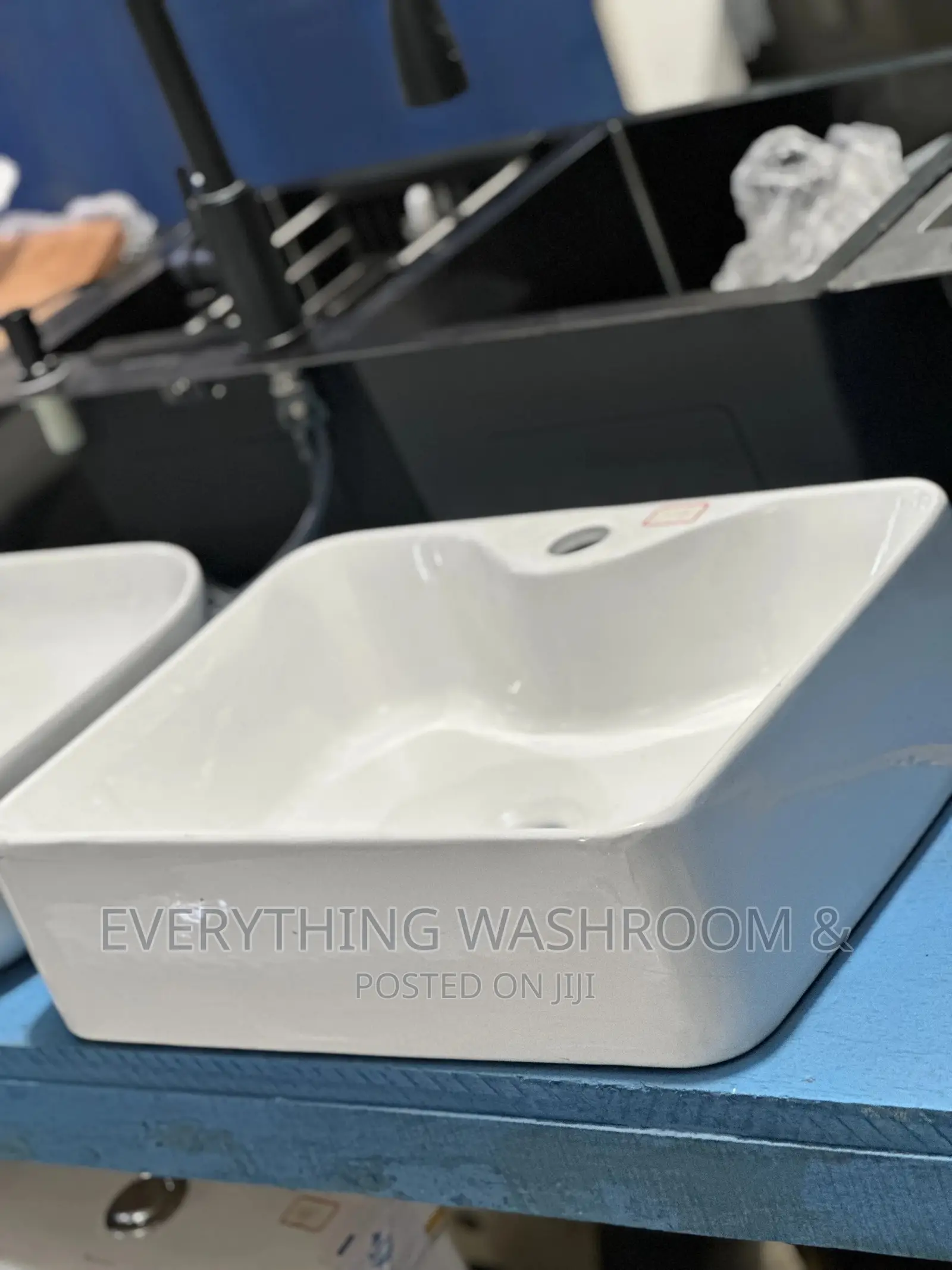 Countertop Basin_square Pedicure Bowl_ceramic Bowl
