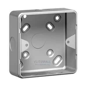 Surface Mounting Box Synergy - Metal - 3 X 3