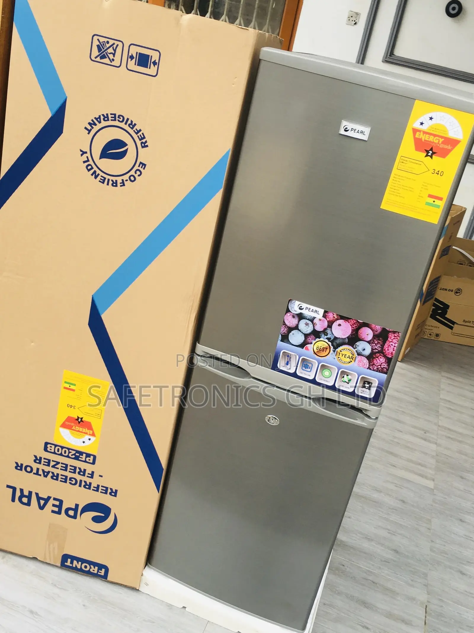 PF-200B Pearl Bottomfreezer Doubledoor  Fridge
