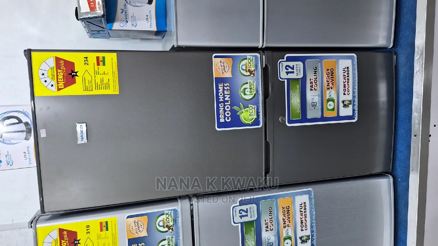 Yes_nasco Nasd2-160bf Double Door Fridge