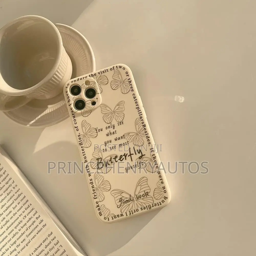 Butterfly Silicone Shockproof Case for iPhone 13 Pro Max Cas