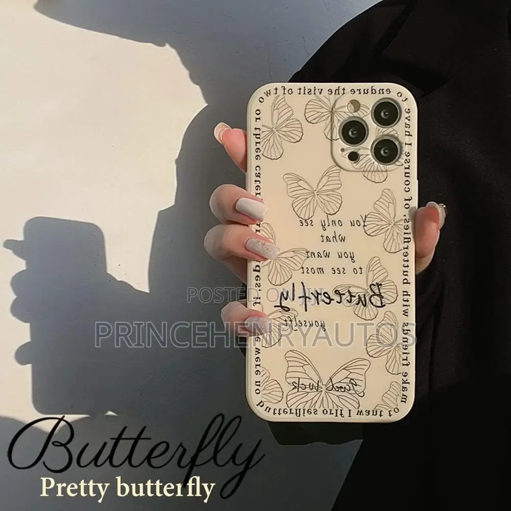 Butterfly Silicone Shockproof Case for iPhone 13 Pro Max Cas