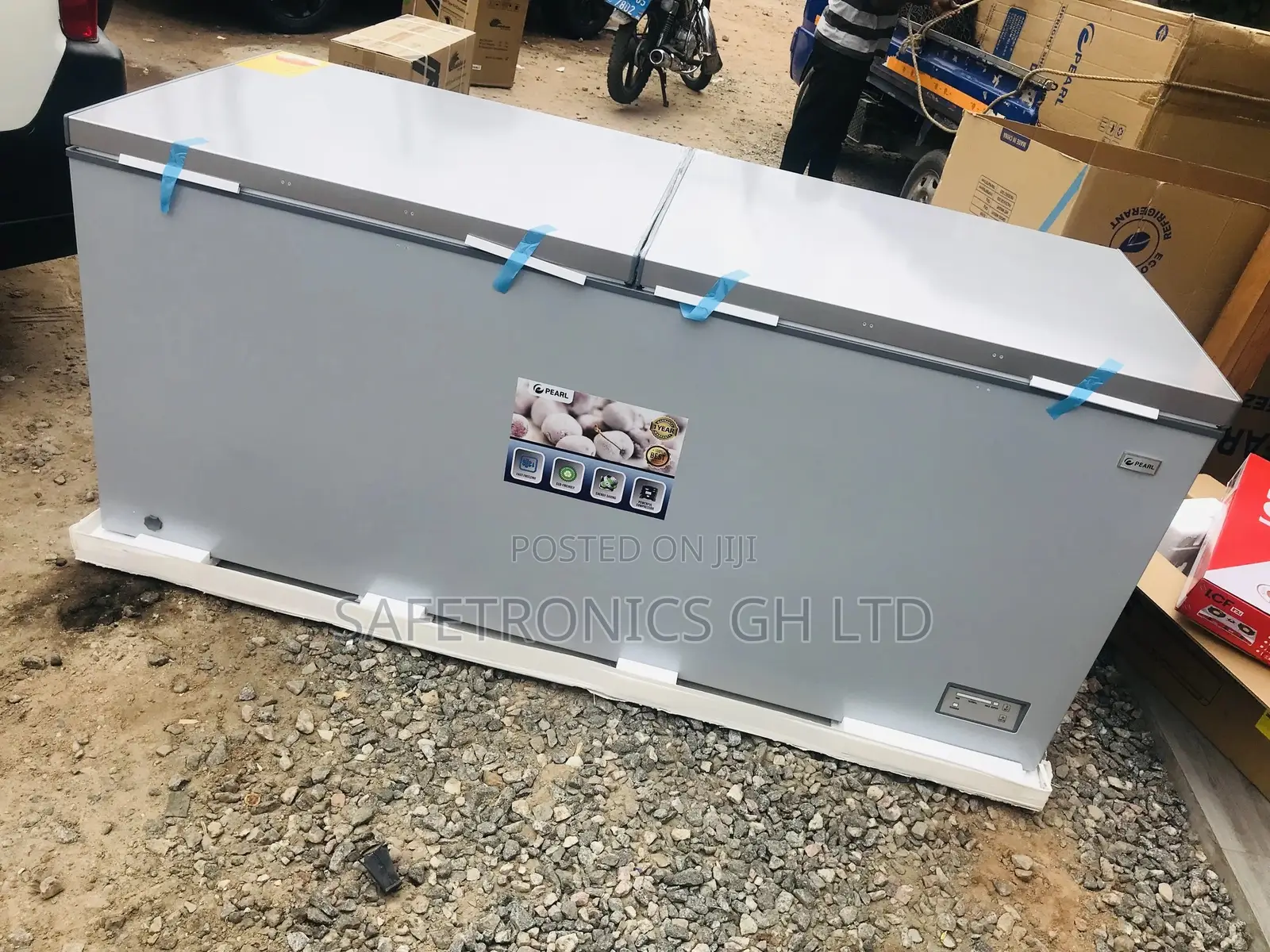 Adjustable New Pf-850 Pearl Chestfreezer Doubledoor