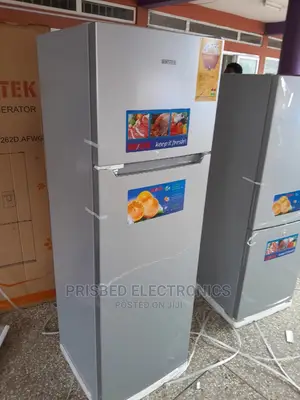 Unitex Double Door Fridge 261 Litres Top Freezer