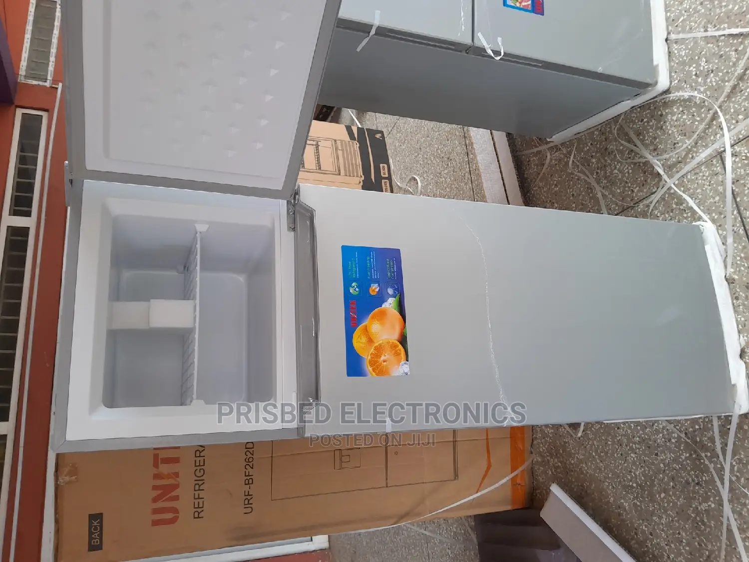 Unitex Double Door Fridge 261 Litres Top Freezer