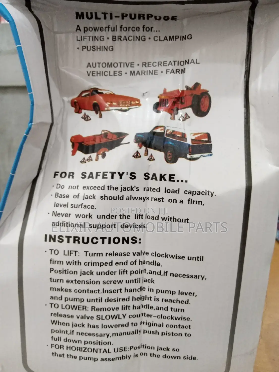 Heavy Duty Hydraulic 32 Ton Jack