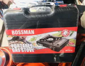This Is Original Bossman Portable Gas Stove With 2 Cans Avai