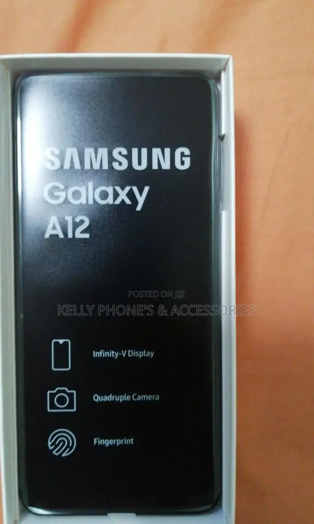 New Samsung Galaxy A12 128 GB Black