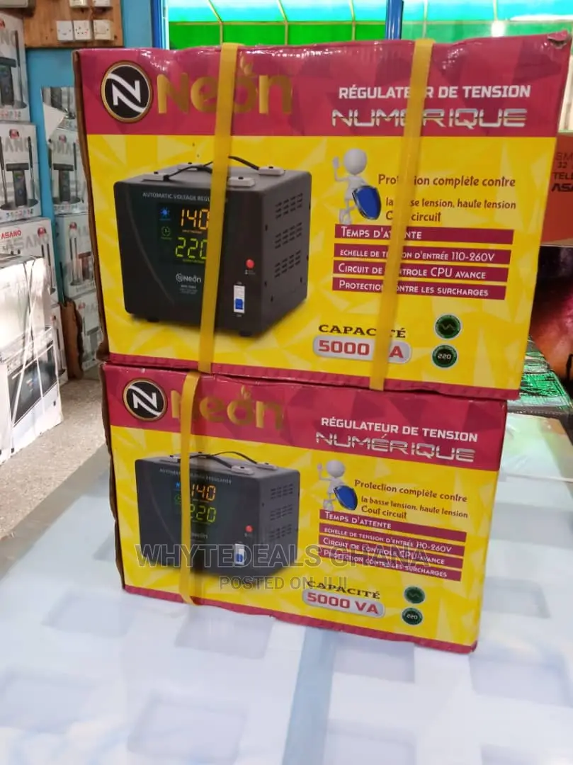 Neon 5000-watts Stabilizer+Voltage Regulator+Step Up/Down