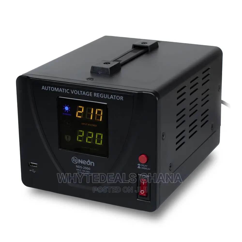 Neon 5000-watts Stabilizer+Voltage Regulator+Step Up/Down