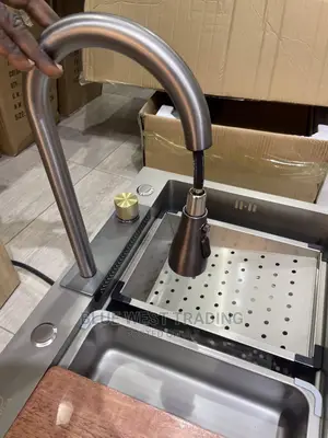 Luxury Cabinet Sink - Waterfall Sink - Grey Kitchen Sink