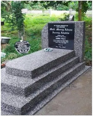 Terrazzo Tombstone 3 Steps