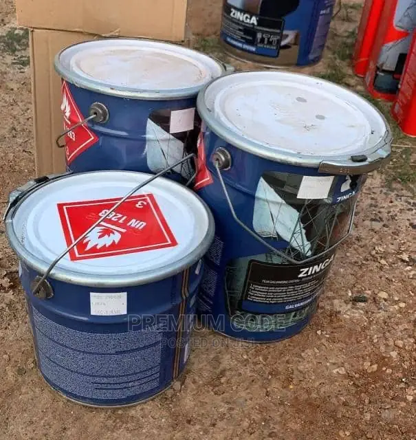 Zinga Galvanised Paint, 95% Zinc, 1kg
