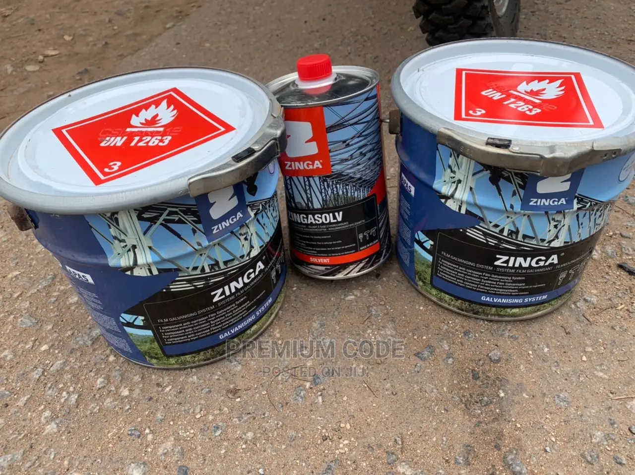 Zinga Galvanised Paint, 95 Zinc, 1kg in North Industrial Area