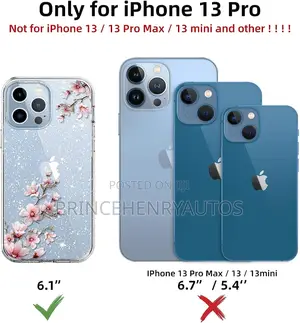 CICIBER for iPhone 13 Pro Case With Screen Protector