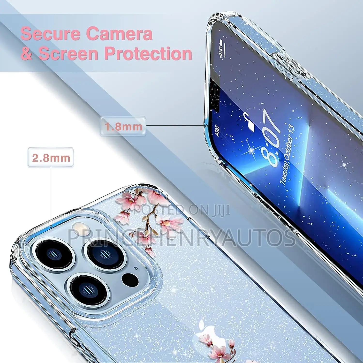 CICIBER for iPhone 13 Pro Case With Screen Protector