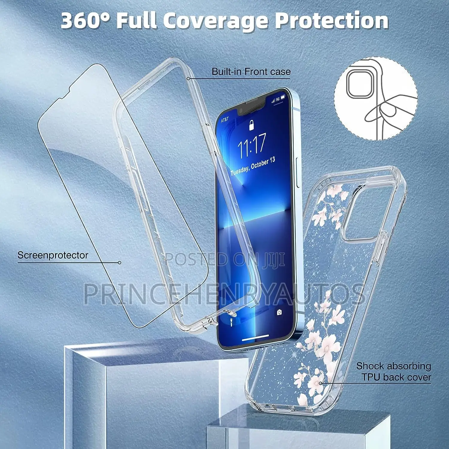 CICIBER for iPhone 13 Pro Case With Screen Protector