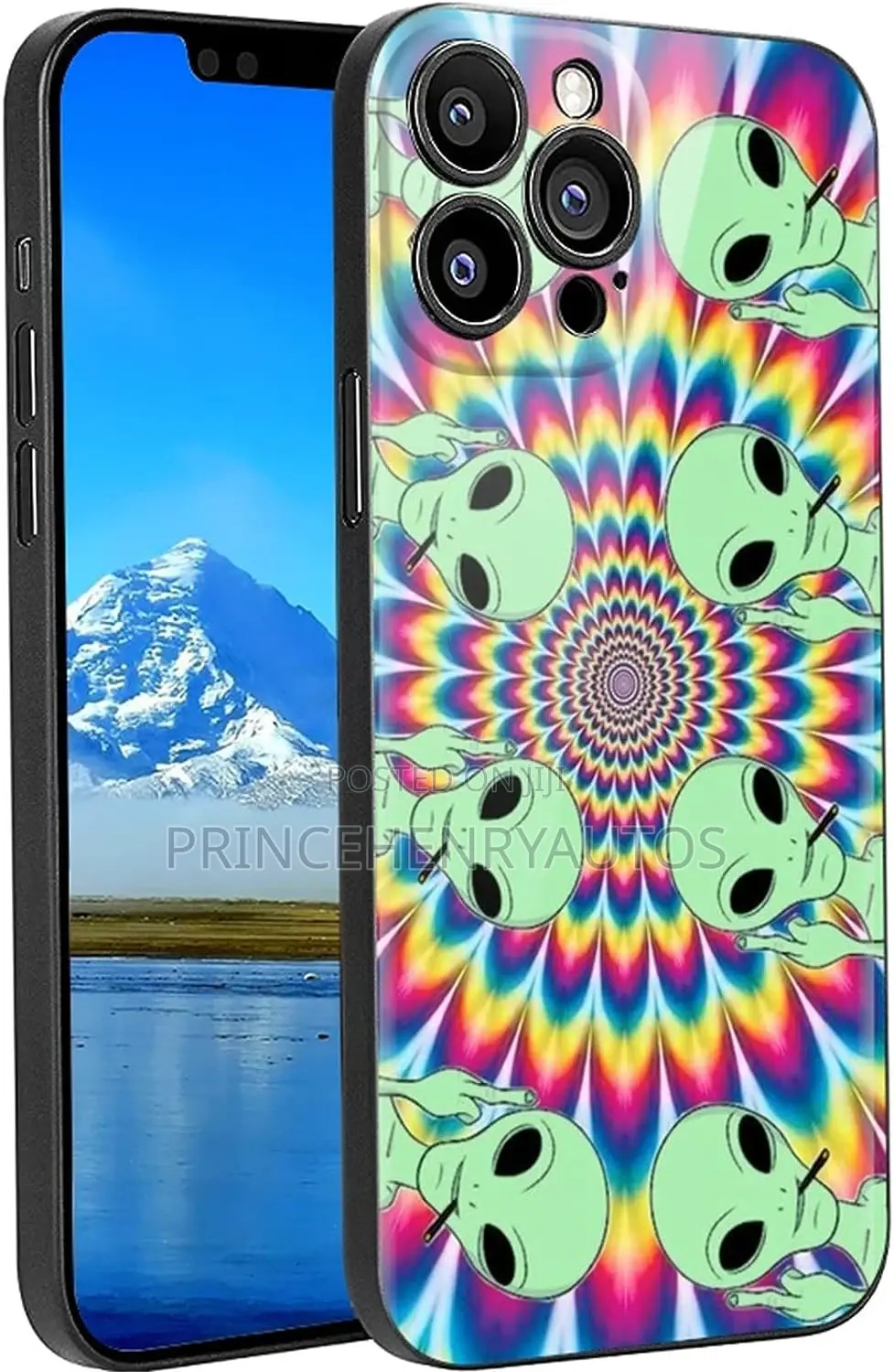 Bulletin Toperat Trippy Psychedelic iPhone 13 Pro Alien Case