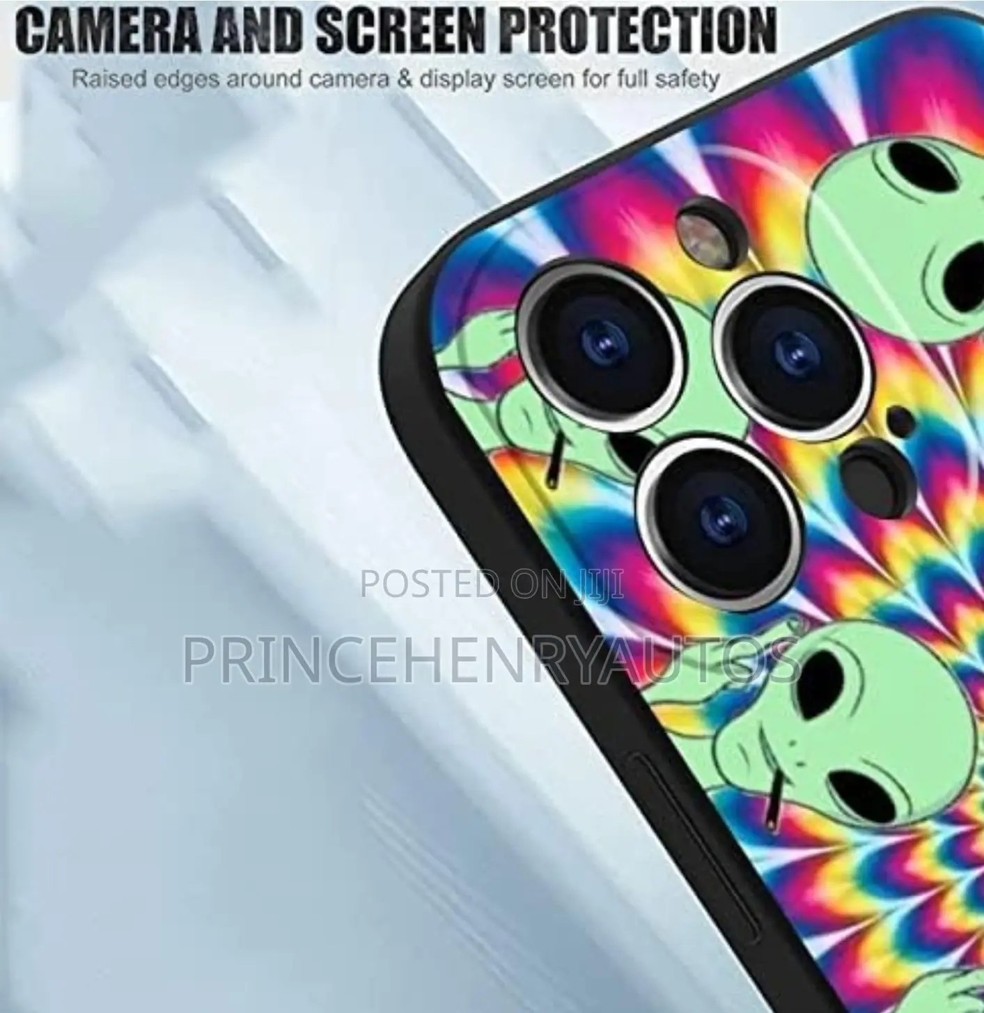 Bulletin Toperat Trippy Psychedelic iPhone 13 Pro Alien Case
