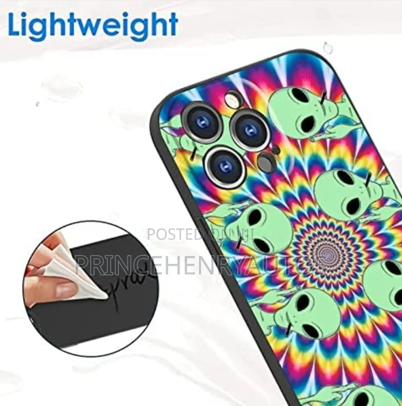 Bulletin Toperat Trippy Psychedelic iPhone 13 Pro Alien Case