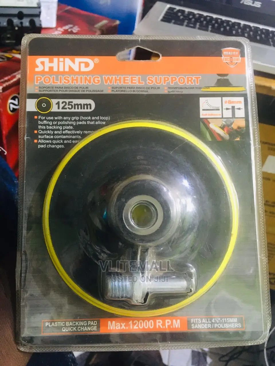 Polishing Wheel Support(Max.12000 R.P.M)