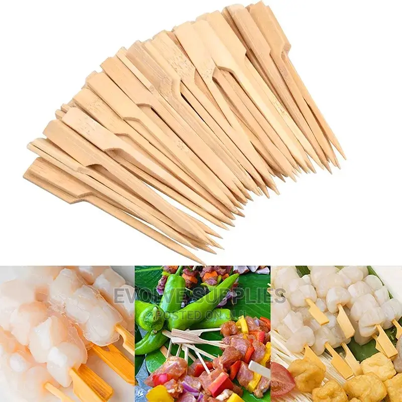 12CM 15cm 18cm Bamboo Paddle Skewers